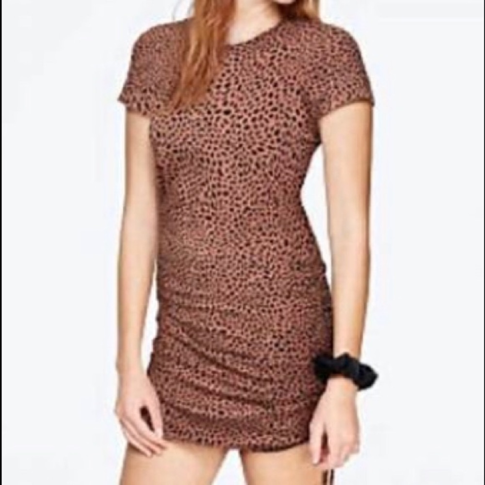Pink! Leopard Tshirt Dress